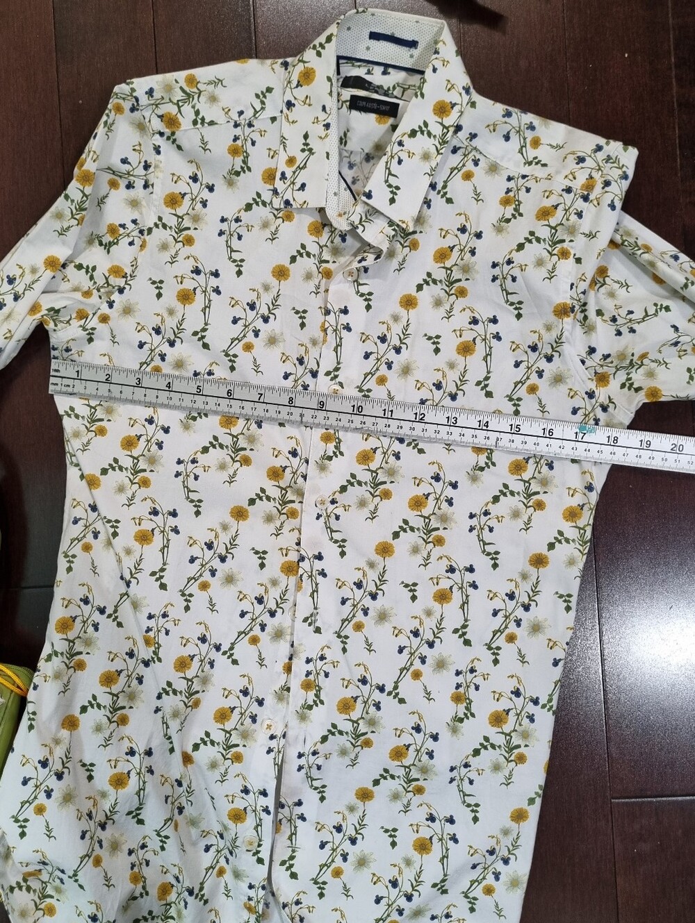 Simons | Le 31 Floral Wildflower Plant Print Button Up - Picture 8 of 8